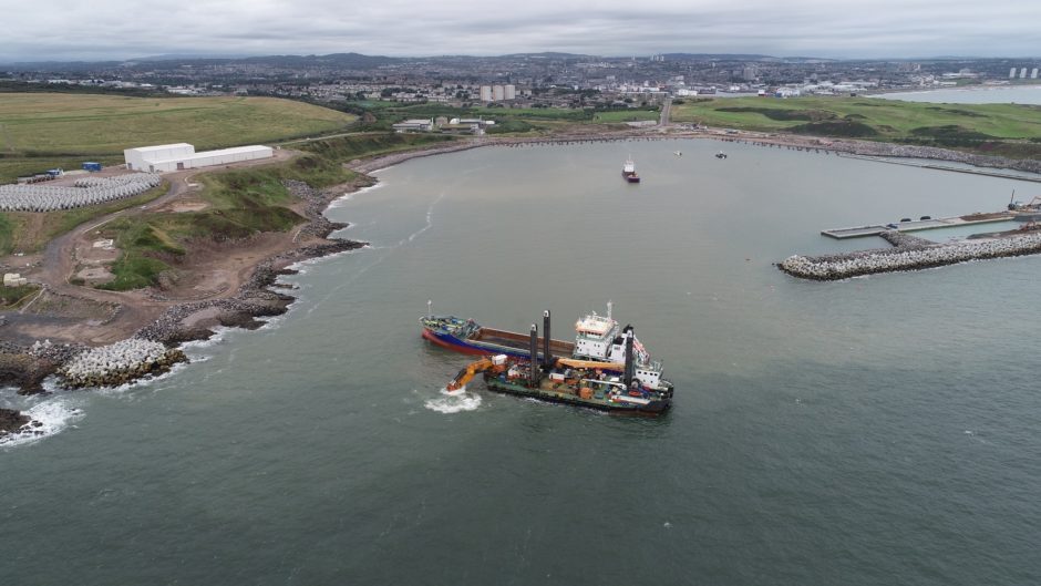 Van Oord, a global maritime contractor, has received two contracts of work – totalling £20m – from Aberdeen Harbour Board for works relating to the South Harbour expansion.