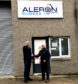 Mike Bisset, Aleron's founder and managing director, and John Walker, business manager.