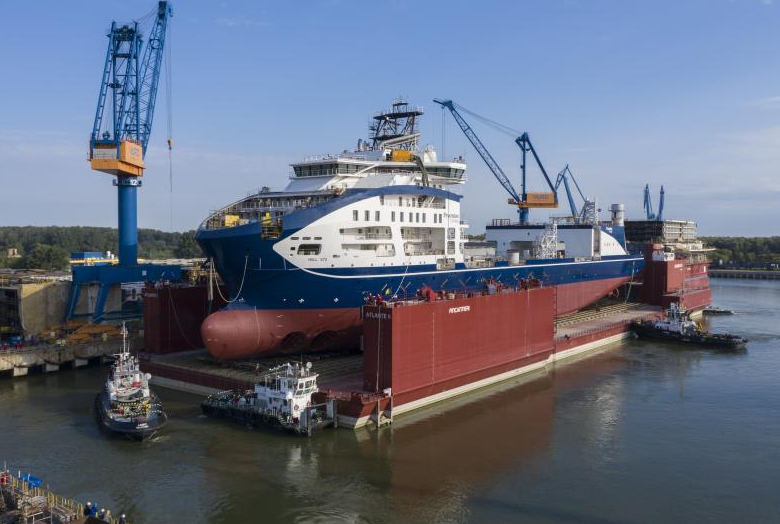 Prysmian’s cable-laying vessel, the Leonardo da Vinci completes work on the Viking interconnector