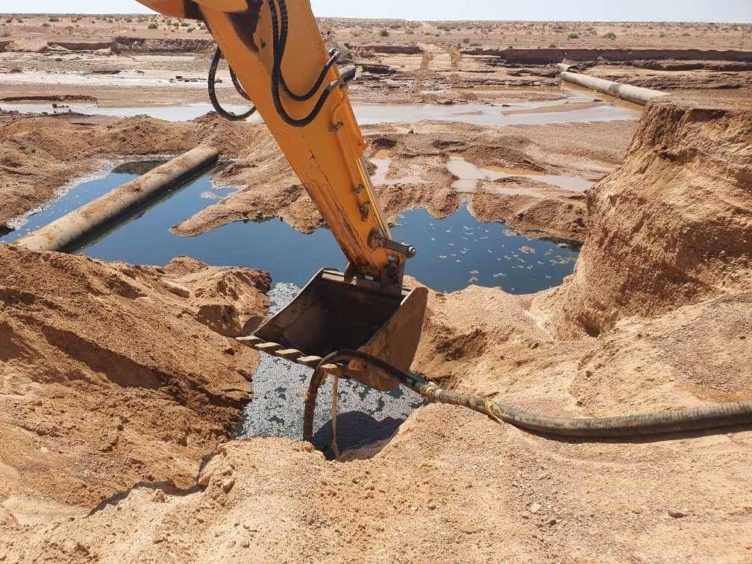 Sonatrach has blamed bad weather for two leaks on its OK1 pipeline, which runs from Hassi Messaoud to Skikda.