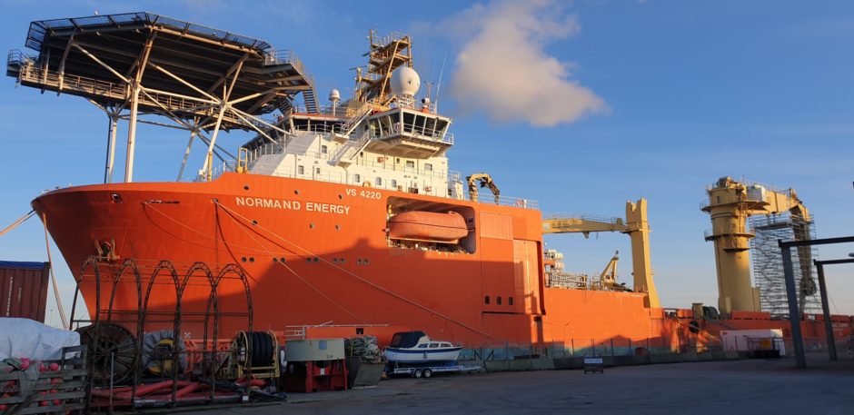 Cromarty Firth Covid Norwegian Ship