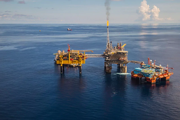 Malampaya gas field in the Philippines.