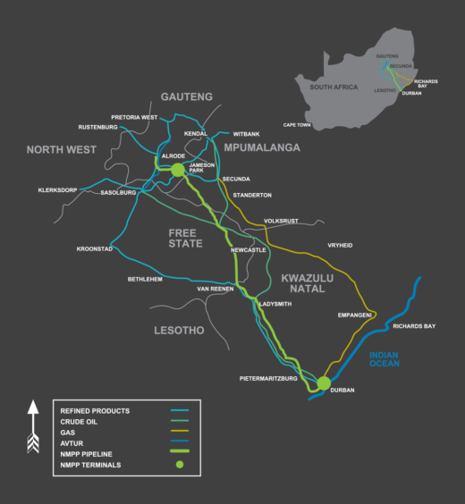 Transnet's pipelines