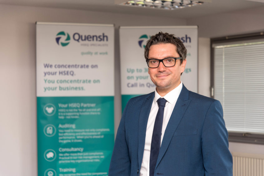 Quensh managing director Andy James