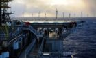 Illustration of the Hywind Tampen project. Dimensions and distances are not realistic. Image: Equinor.