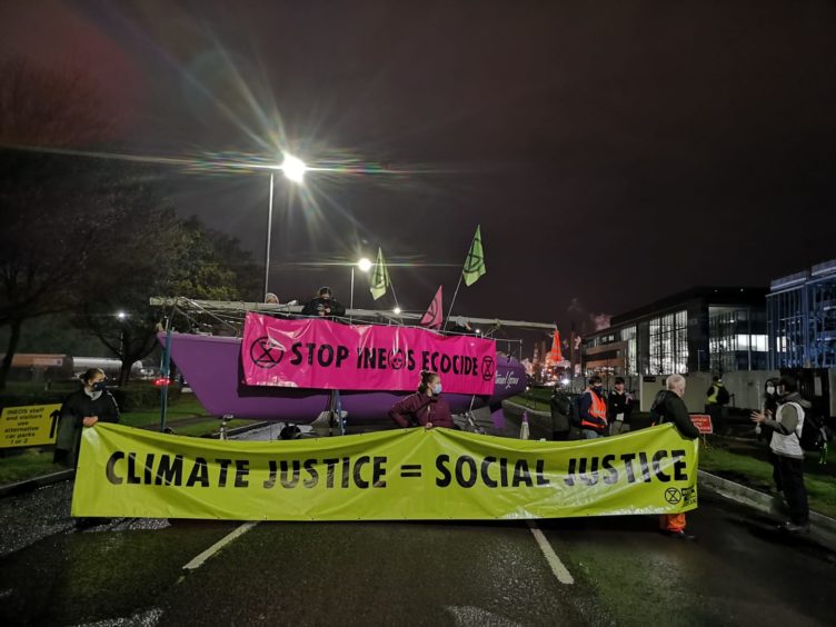 Extinction Rebellion Ineos Grangemouth