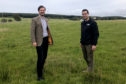 Robin Winstanley, sustainability and external affairs manager at Banks Renewables, and Alan Wells, project manager. Image: Banks Renewables