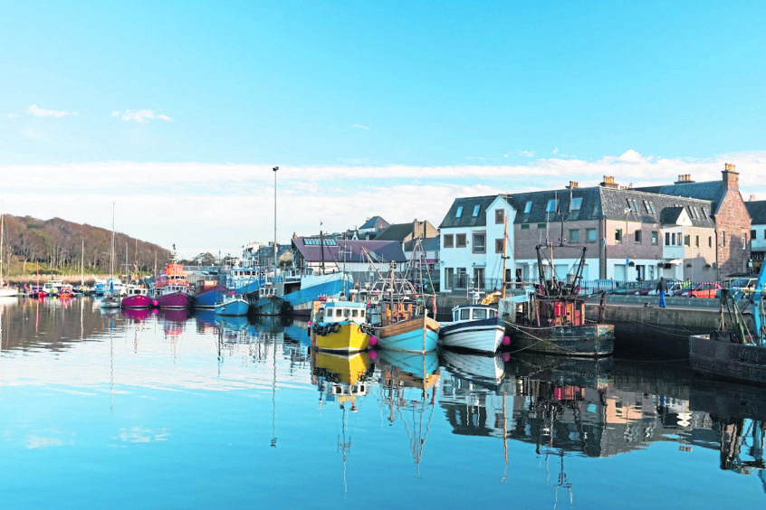 Stornoway Harbour, Isle of Lewis, Scotland.