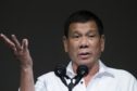Rodrigo Duterte, the Philippines' president, speaks during the Philippine Economic Forum hosted by the Japan External Trade Organization (JETRO) in Tokyo, Japan, on Wednesday, Oct. 26, 2016.