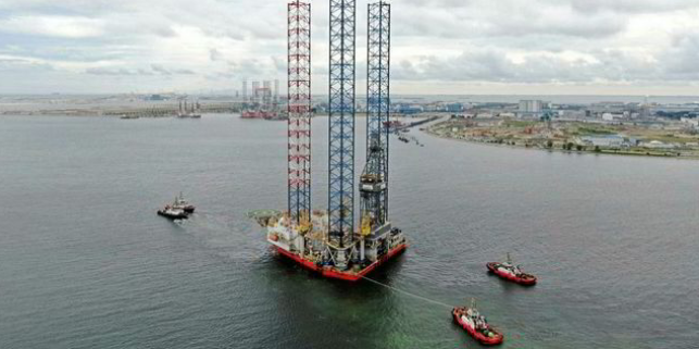 Borr Drilling's Gunnlod jackup rig.