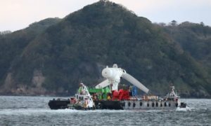 The tidal system arriving in Japan