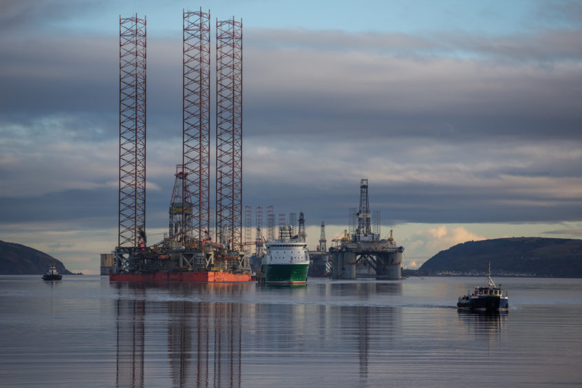 The Well-Safe Protector  enters Cromarty Firth.