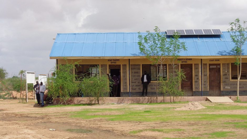 Solar panels on a roof