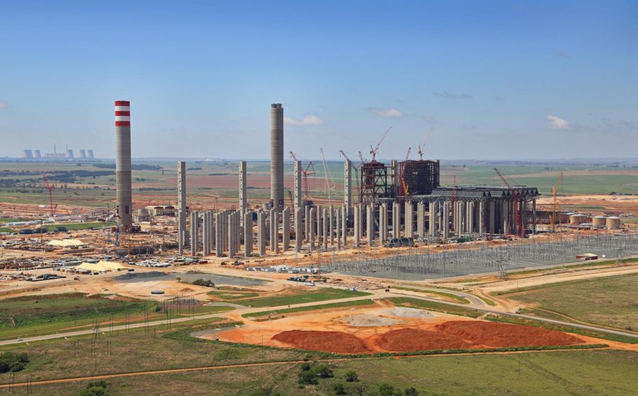 Cape Town, Western Cape / South Africa - 11/30/2013: Aerial photo of Kusile Nuclear Power Station; Shutterstock ID 1740224618;