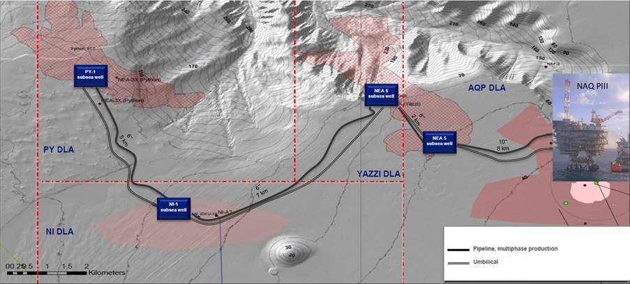 Energean has reached FID on its NEA/NI gas project, offshore Egypt, with TechnipFMC to carry out the EPIC work.