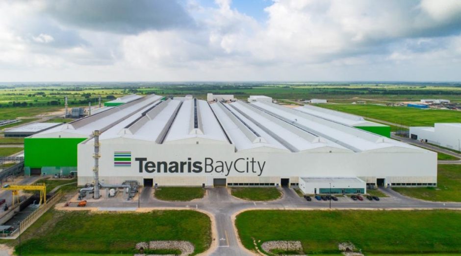 Tenaris' seamless pipe mill in Bay City, Texas.