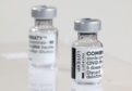 Mandatory Credit: Photo by Yoshio Tsunoda/AFLO/Shutterstock (11763565o)
, Ichihara, Japan - COVID-19 vaccine ampuls are displayed as medical worker receive doses of COVID-19 vaccine at the Chiba Rosai Hospital in Ichihara, suburban Tokyo on Wednesday, February 17, 2021. Japan started vaccinations for some 40,000 medical workers as an initinal group nationwide six months before Tokyo Olympic Games.
Japan started vaccinations of COVID-19 for medical workers, Tokyo, Japan - 17 Feb 2021