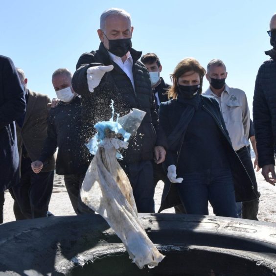 Tar balls have washed up on the Mediterranean coast of Israel, with the government working on a clean up and to find the source.