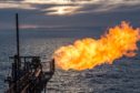 north sea flaring