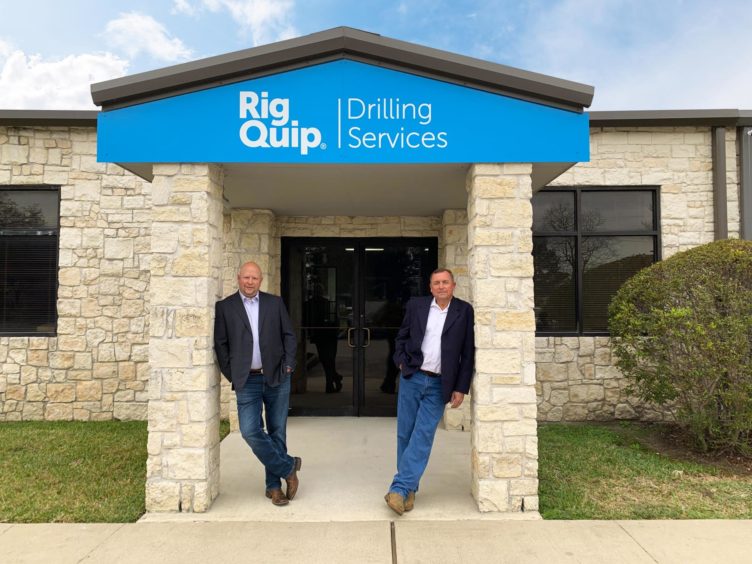 l-r Chuck Tuley, who has joined RigQuip's Houston arm as operations director, with Joe Klimple, manufacturing and service director.