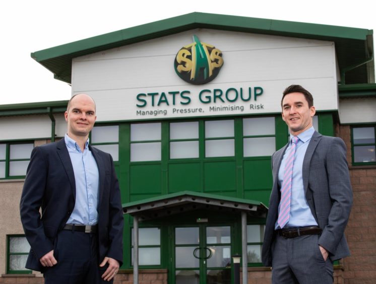 Stats COO Steven Byers (left) and director of operations Gary McDowall.