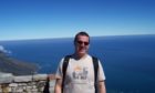 Stewart at the top of Table Mountain