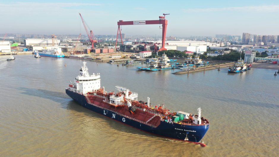 Avenir Accolade, dual-fuel LNG carrier built by Keppel O&M