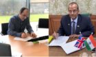 GA R&D managing director Yerasimos Angelis and Parveen director Prakash Kumar.