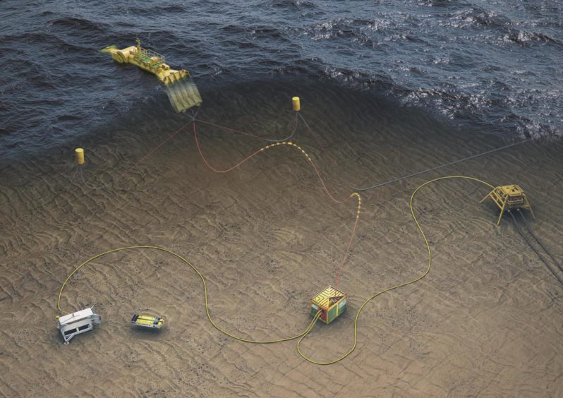 Mocean Energy EC-OG wave power for subsea equipment.