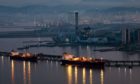 SK Innovation'ss oil refinery facilities in Ulsan, South Korea.