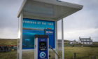 Nova's EV charging point in Shetland.