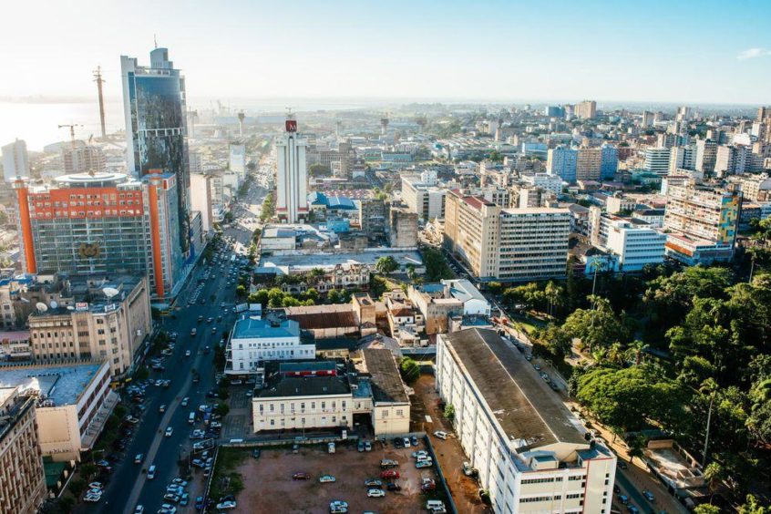 City scene of Maputo