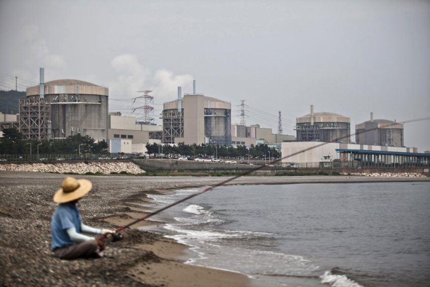 Korea Hydro & Nuclear Power Co. (KHNP) Wolsong Nuclear Power Plant by the shore in Gyeongju, South Korea. Photographer: Jean Chung/Bloomberg