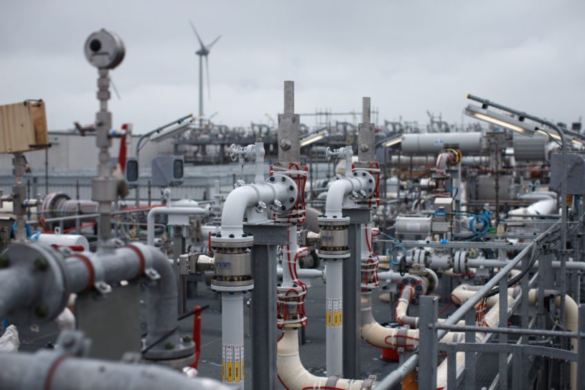 Gas storage site, operated by Abu Dhabi National Energy Co. (Taqa). Photographer: Jasper Juinen/Bloomberg