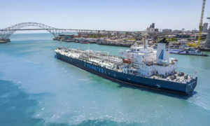 Tanker loaded with naphtha leaves Texas