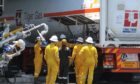 Filling up: Tiger Gas fills up an ISO tank with LNG from Petronas in Malaysia
