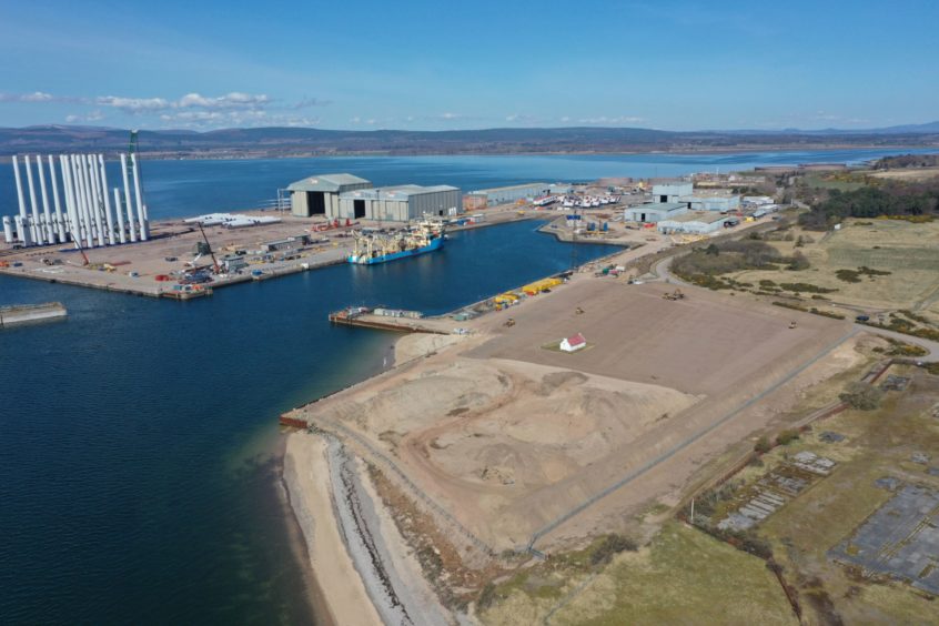 Global Energy Group's facilities at Port of Nigg.