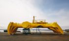Mocean's Blue X wave energy converter in Rosyth.