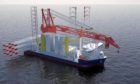 CGI of a 3060 WTIV-series vessel