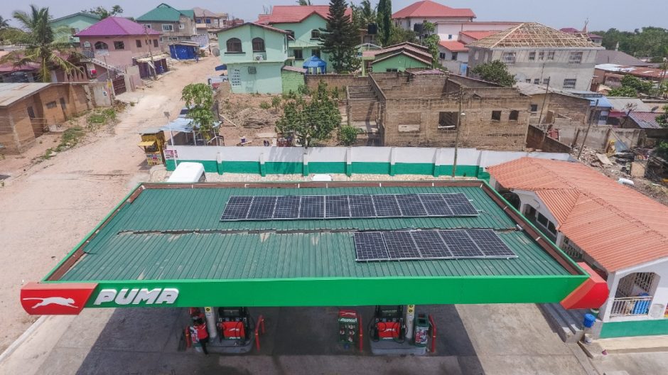 Puma Energy has completed solar installations at 14 of its sites in Ghana, part of its Future Energies business shift.