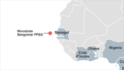 Map of Sangomar project offshore Senegal