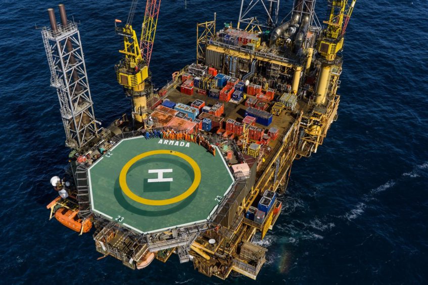 Harbour Energy's Armada Platform in the UK North Sea.