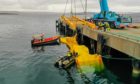The Blue X wave energy device at Kirkwall, Orkney.