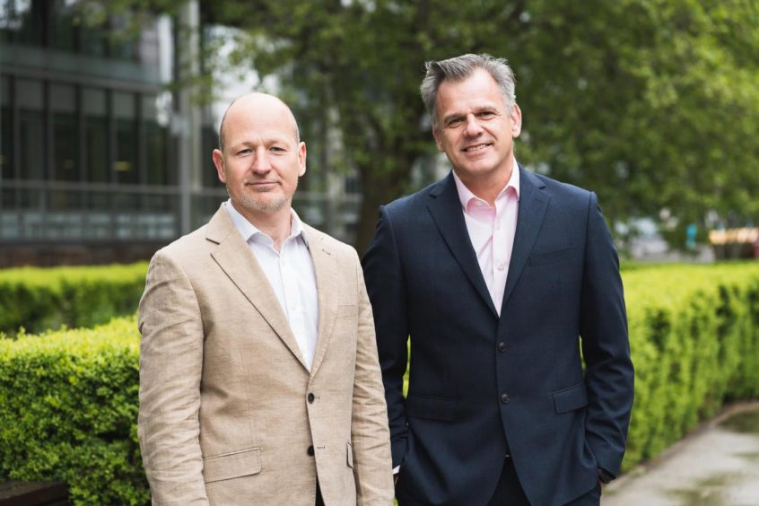 Mark Dixon, left, and Dan Jackson, founding directors of Cerulean Winds.