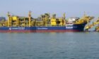 Oil carrier connects to offloading system