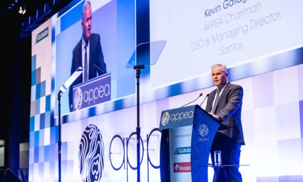 Kevin Gallagher - Santos CEO at the 2021 APPEA conference in Perth, Australia.