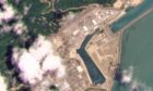 This satellite photo provided by Planet Labs Inc. shows the Taishan Nuclear Power Plant in Guangdong province, China on May 8, 2021. (Planet Labs Inc. via AP)