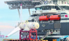 A turbine for use at SAE Renewable's MeyGen tidal energy project in the Pentland Firth.