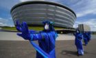Extinction Rebellion Scotland's Blue Rebels perform outside the SEC Armadillo in Glasgow, where the global climate change conference Cop26 will take place in November: Andrew Milligan/PA Wire - POLITICS 39248330 140x84 - Forum launched to tackle CCUS, offshore wind space conundrum