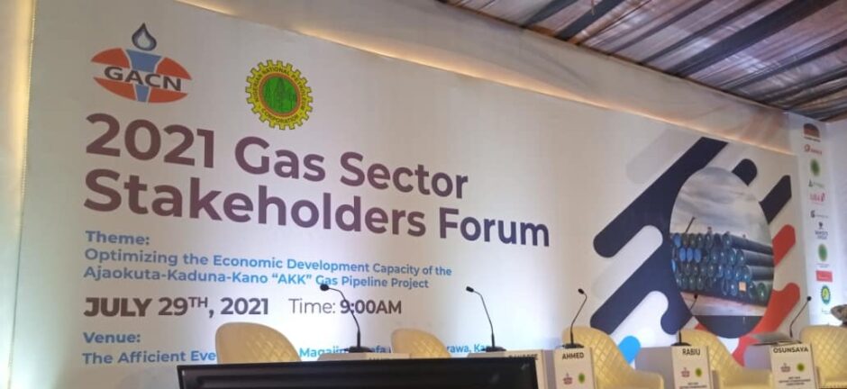 Conference backdrop of Gas Sector Stakeholders' Forum
